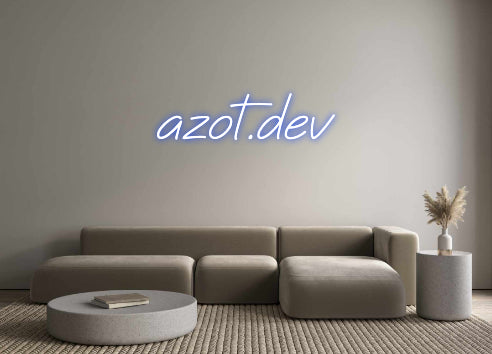 Néon personnalisé: azot.dev