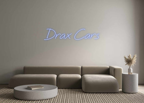 Néon personnalisé: Drax Cars