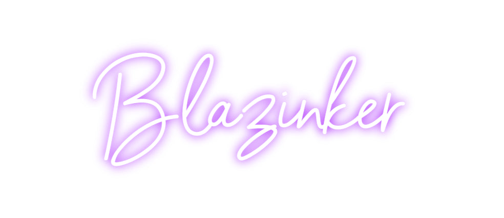 Néon personnalisé: Blazinker