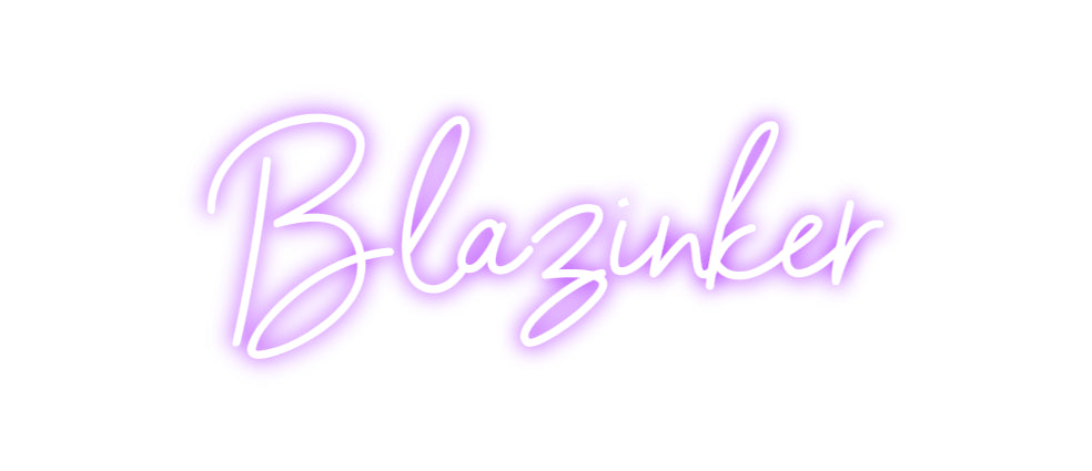 Néon personnalisé: Blazinker