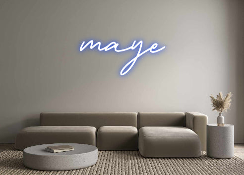 Néon personnalisé: maye
