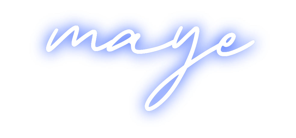 Néon personnalisé: maye