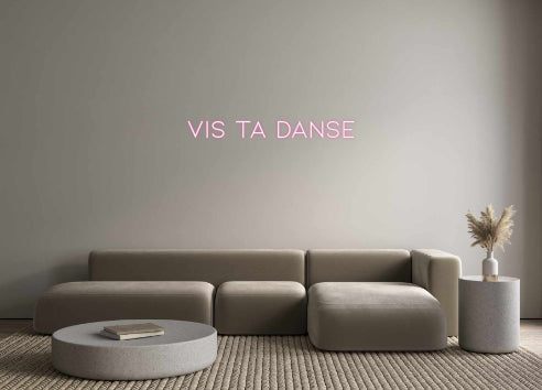 Néon personnalisé: Vis ta danse