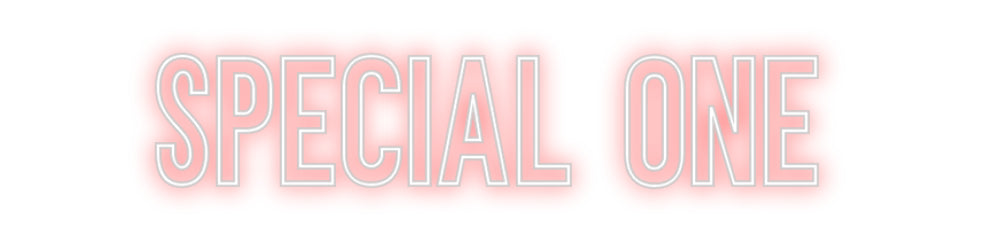 Néon personnalisé: Special one