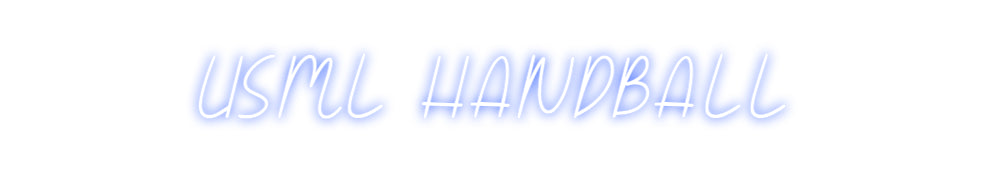 Néon personnalisé: USML HANDBALL