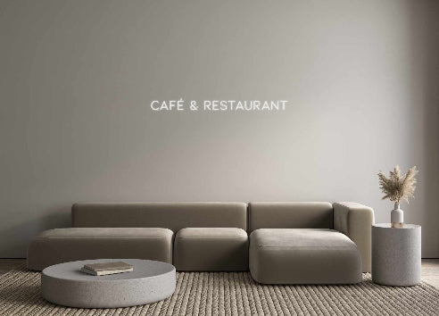 Néon personnalisé: café & restau...