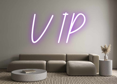 Néon personnalisé: VIP