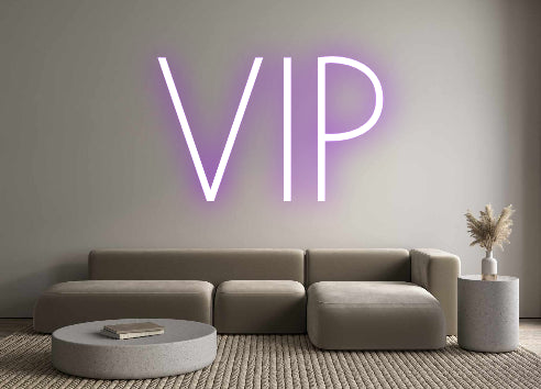 Néon personnalisé: VIP