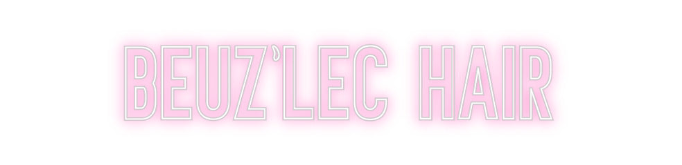 Néon personnalisé: Beuz’lec hair
