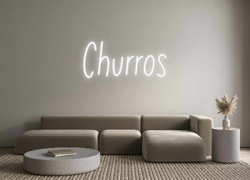 Néon personnalisé: Churros