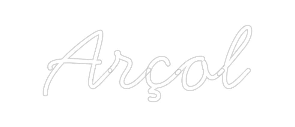 Néon personnalisé: Arçol