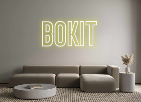 Néon personnalisé: Bokit