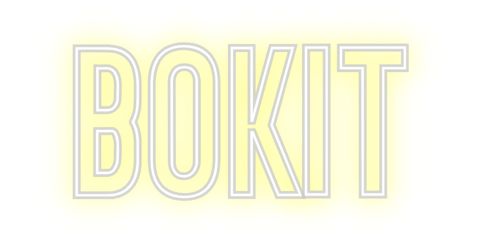 Néon personnalisé: Bokit