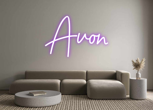 Néon personnalisé: Avon