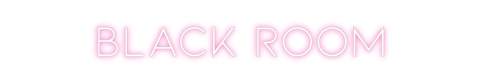 Néon personnalisé: BLACK ROOM
