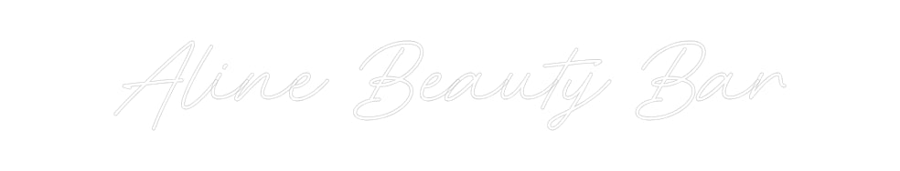 Néon personnalisé: Aline Beauty ...