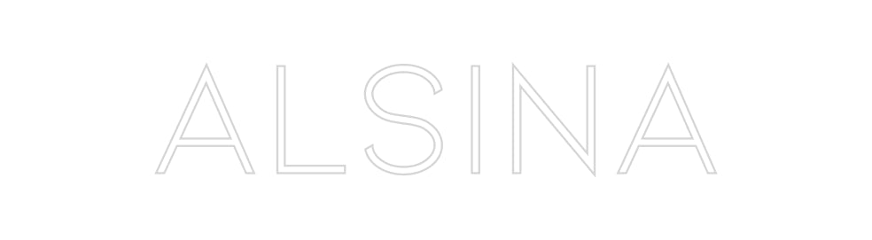 Néon personnalisé: ALSINA