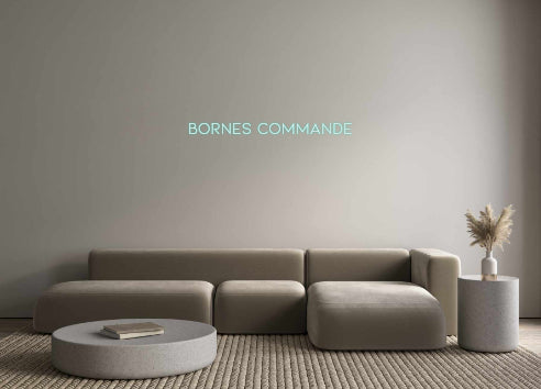 Néon personnalisé: bornes commande