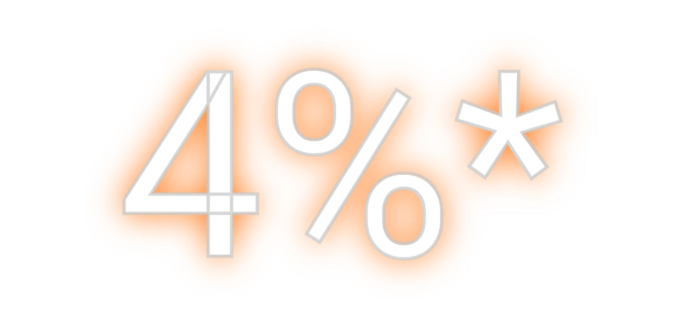 Néon personnalisé: 4%*