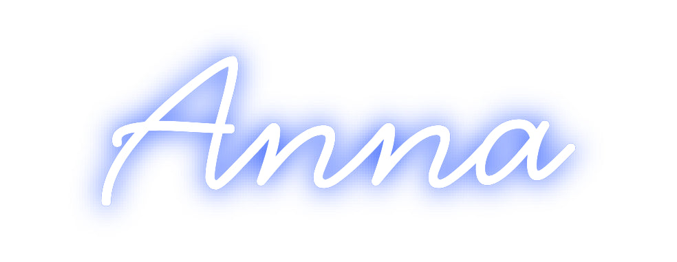 Néon personnalisé: Anna
