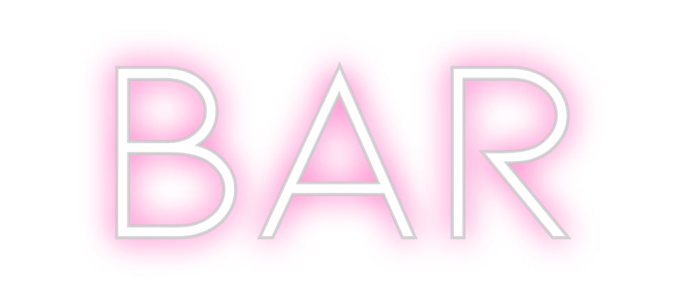 Néon personnalisé: Bar