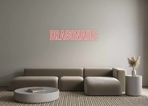 Néon personnalisé: DRAGONAILS