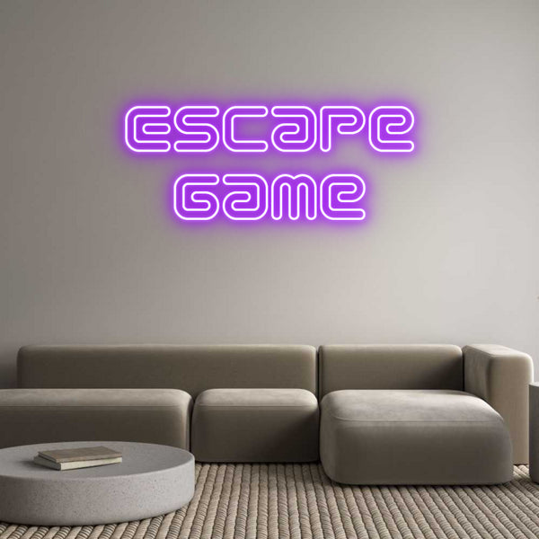 Néon personnalisé: Escape
Game