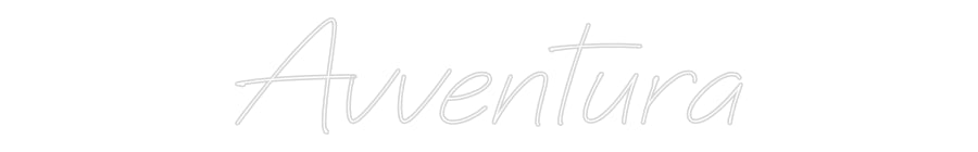 Néon personnalisé: Avventura