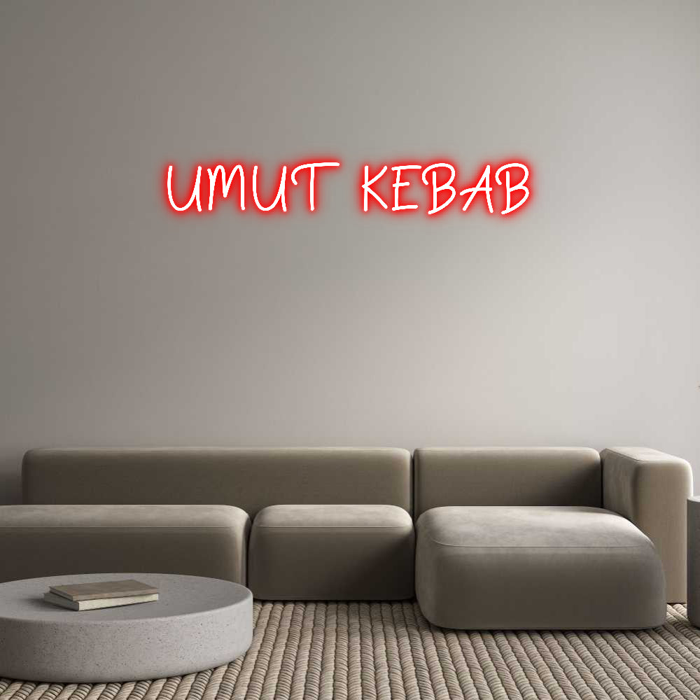 Néon personnalisé: UMUT KEBAB