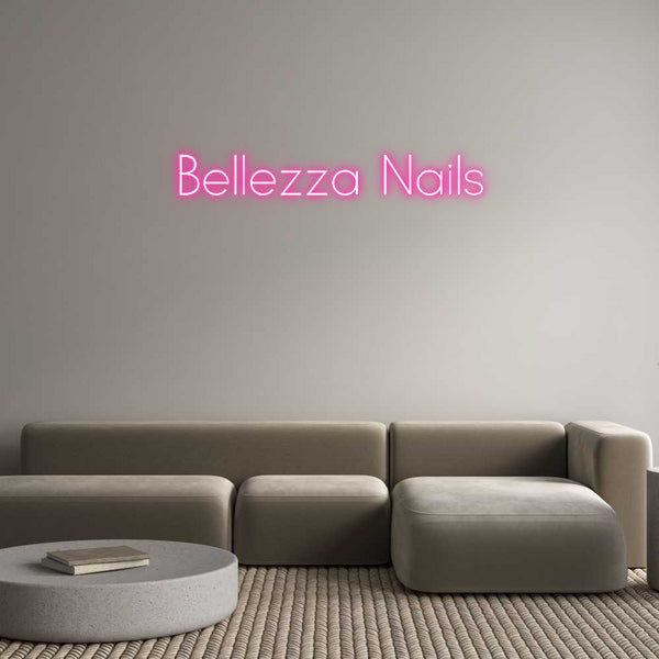 Néon personnalisé: Bellezza Nails