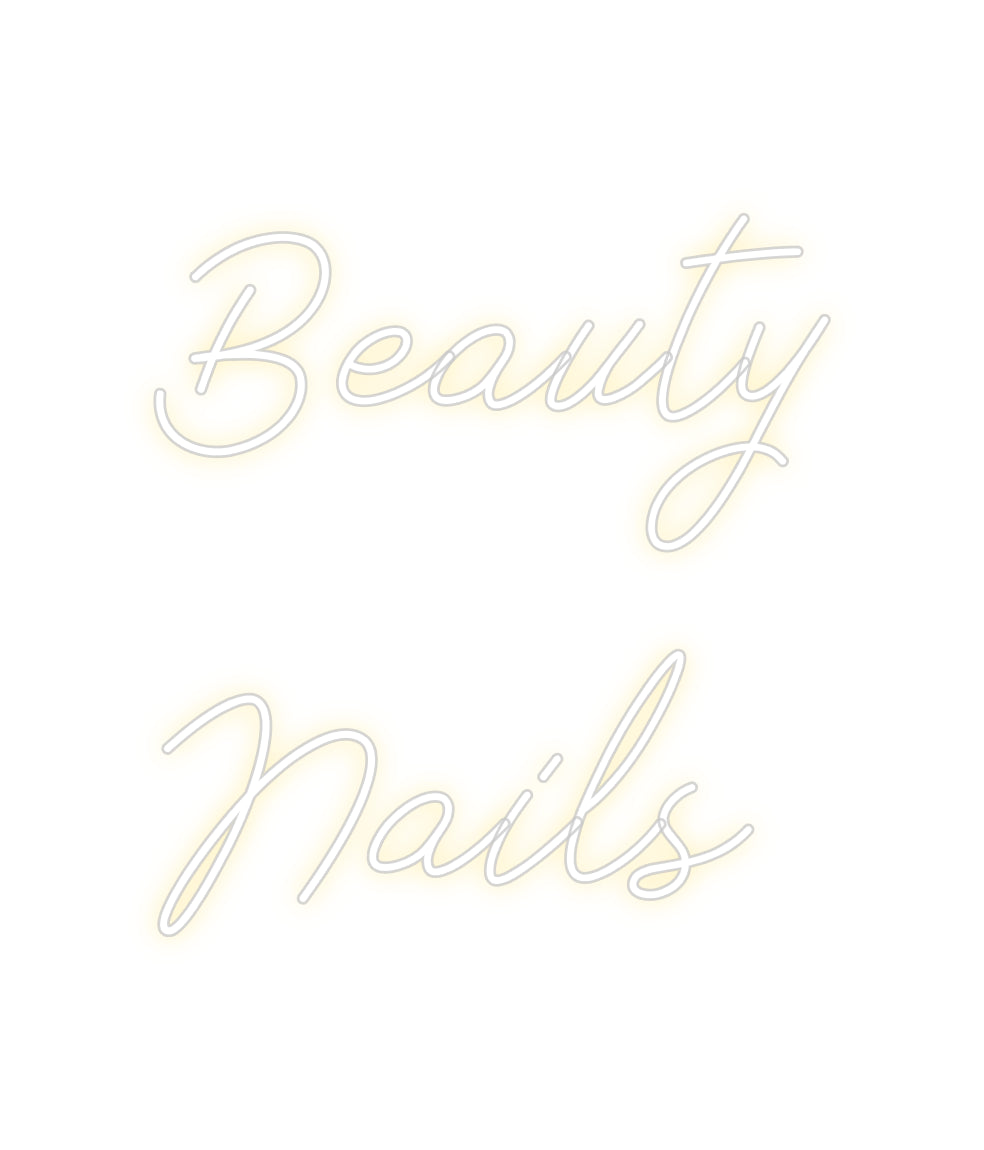 Néon personnalisé: Beauty
Nails