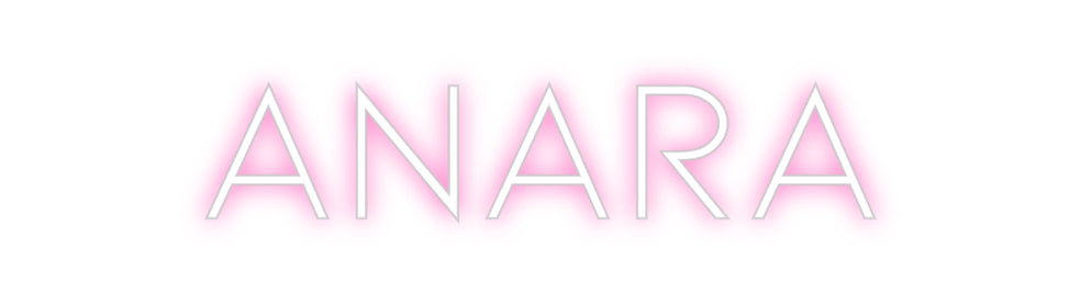 Néon personnalisé: ANARA