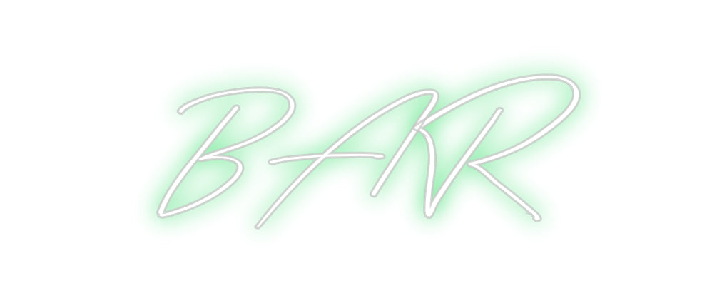 Néon personnalisé: BAR