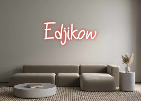 Néon personnalisé: Edjikow