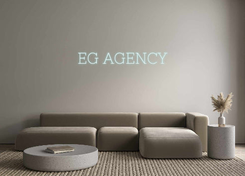 Néon personnalisé: EG AGENCY