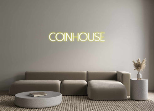 Néon personnalisé: COINHOUSE