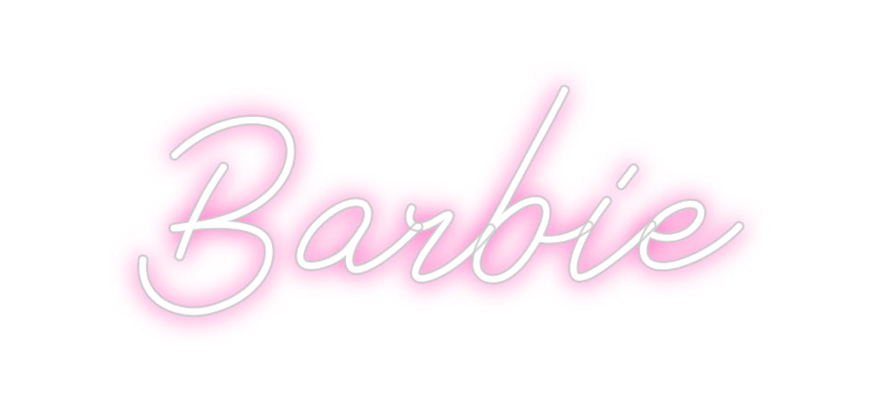 Néon personnalisé: Barbie