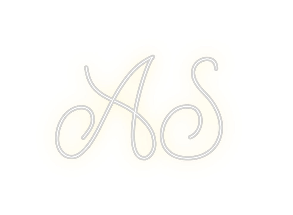 Néon personnalisé: AS