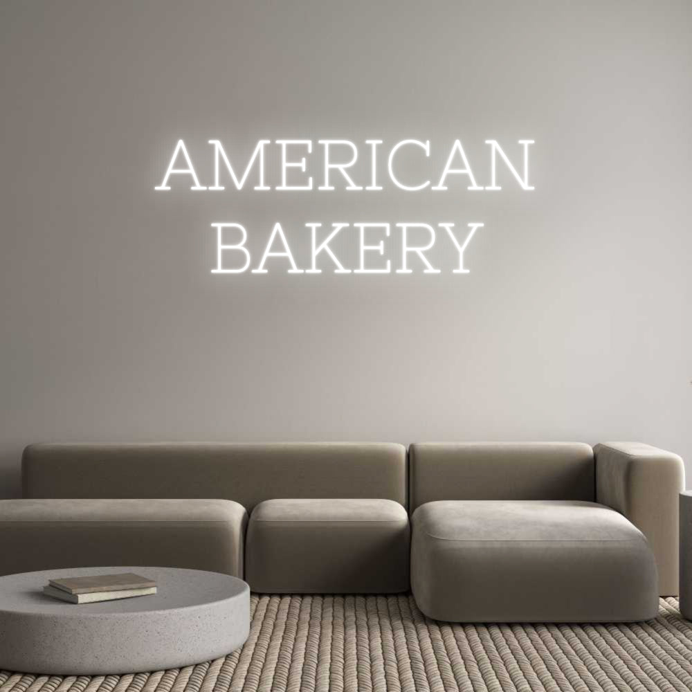 Néon personnalisé: AMERICANBAK... [VAT:FR35948071444]