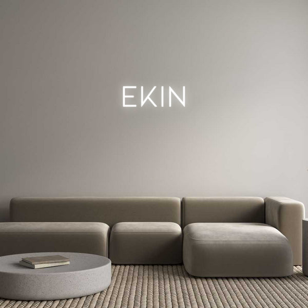 Néon personnalisé: EKIN