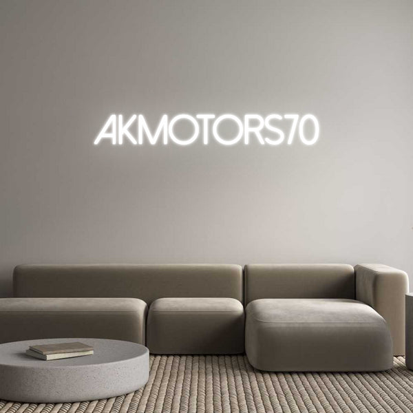 Néon personnalisé: AkMotors70