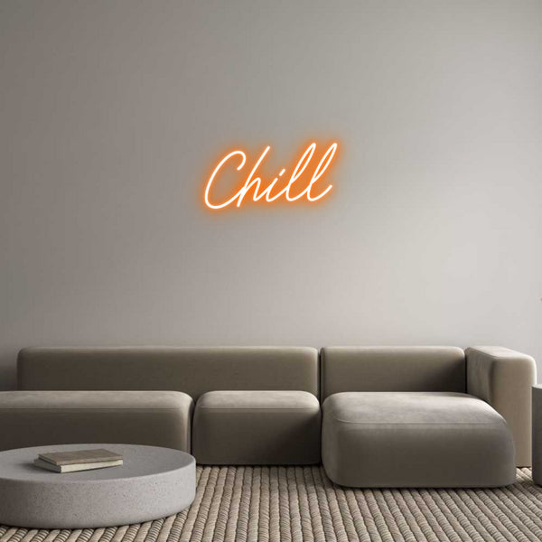 Néon personnalisé: Chill