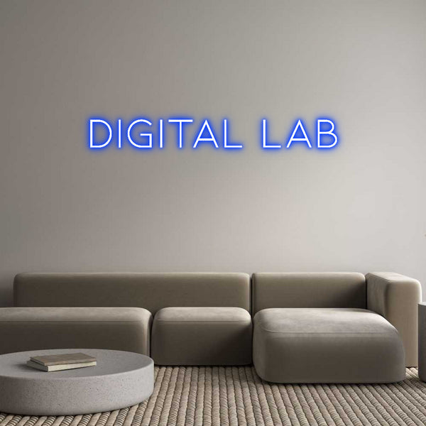 Néon personnalisé: Digital lab