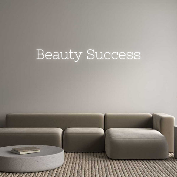 Néon personnalisé: Beauty Success