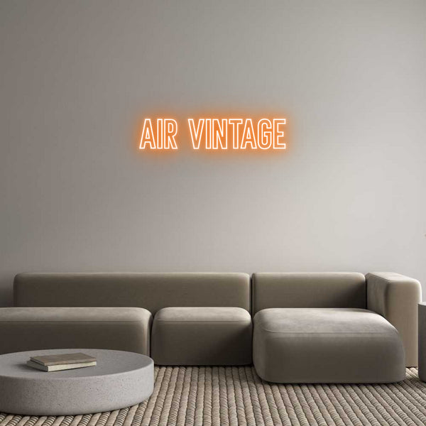 Néon personnalisé: Air vintage