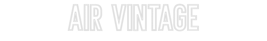 Néon personnalisé: Air vintage