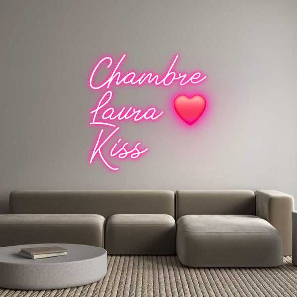 Néon personnalisé: Chambre
Laur...