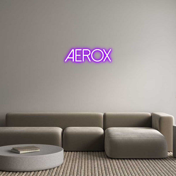 Néon personnalisé: AEROX