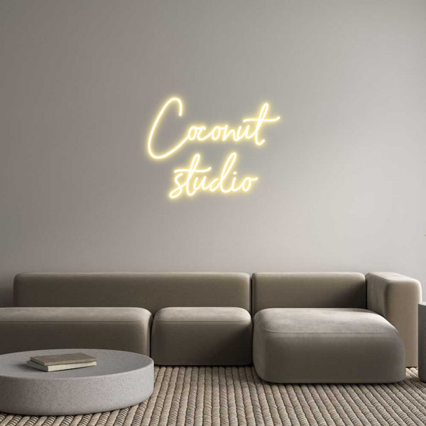 Néon personnalisé: Coconut
studio