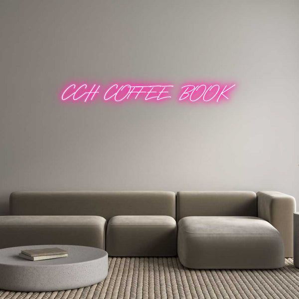 Néon personnalisé: CCH COFFEE BOOK